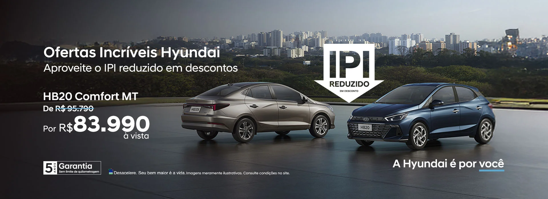 HB20 Comfort com IPI Reduzido | Granday Hyundai